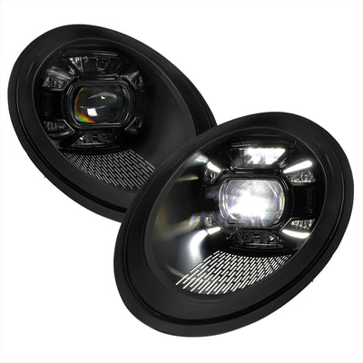 Spec-D 12-2018 Porsche 911 991 LED Projector Headlights Black