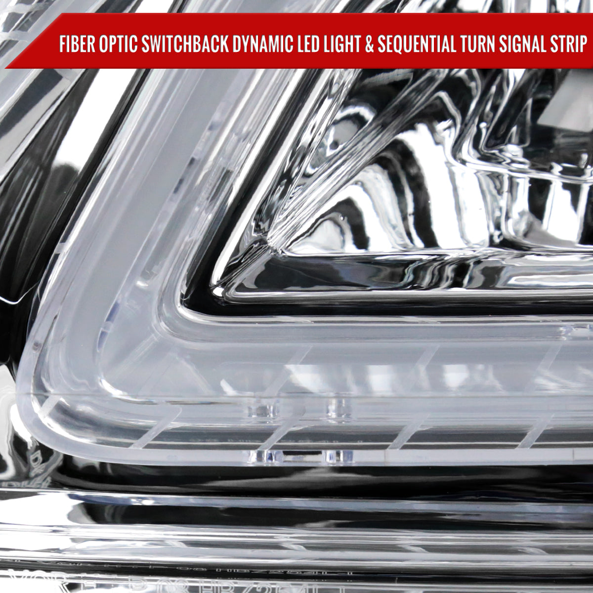 Spec-D 08-11 Benz W204 C-Class Sequential LED Headlights Chrome