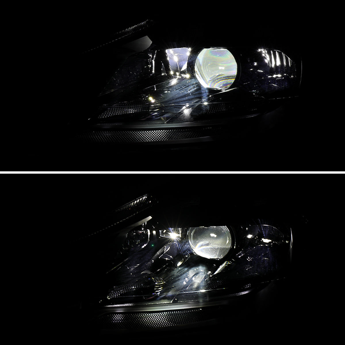 Spec-D 08-10 Porsche Cayenne 957 LED Projector Headlights Black