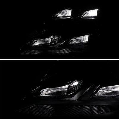 Spec-D 08-10 Porsche Cayenne 957 LED Projector Headlights Black