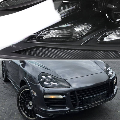 Spec-D 08-10 Porsche Cayenne 957 LED Projector Headlights Black
