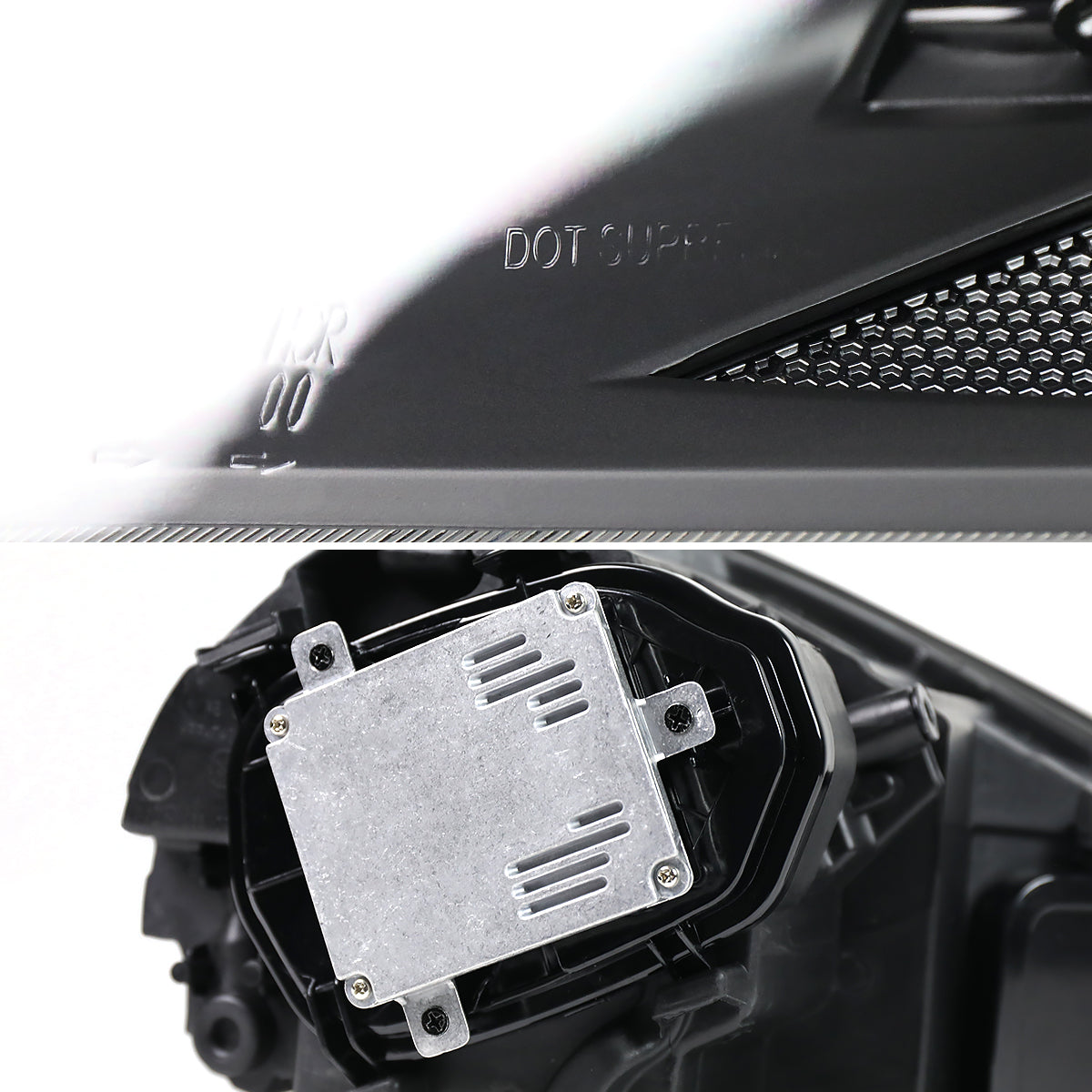 Spec-D 08-10 Porsche Cayenne 957 LED Projector Headlights Black