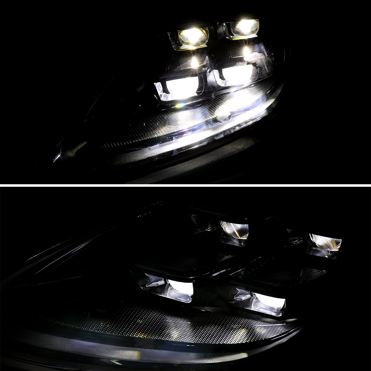 Spec-D 11-14 Porsche Cayenne 958.1 LED Projector Headlights Black