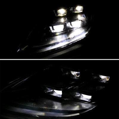 Spec-D 11-14 Porsche Cayenne 958.1 LED Projector Headlights Black
