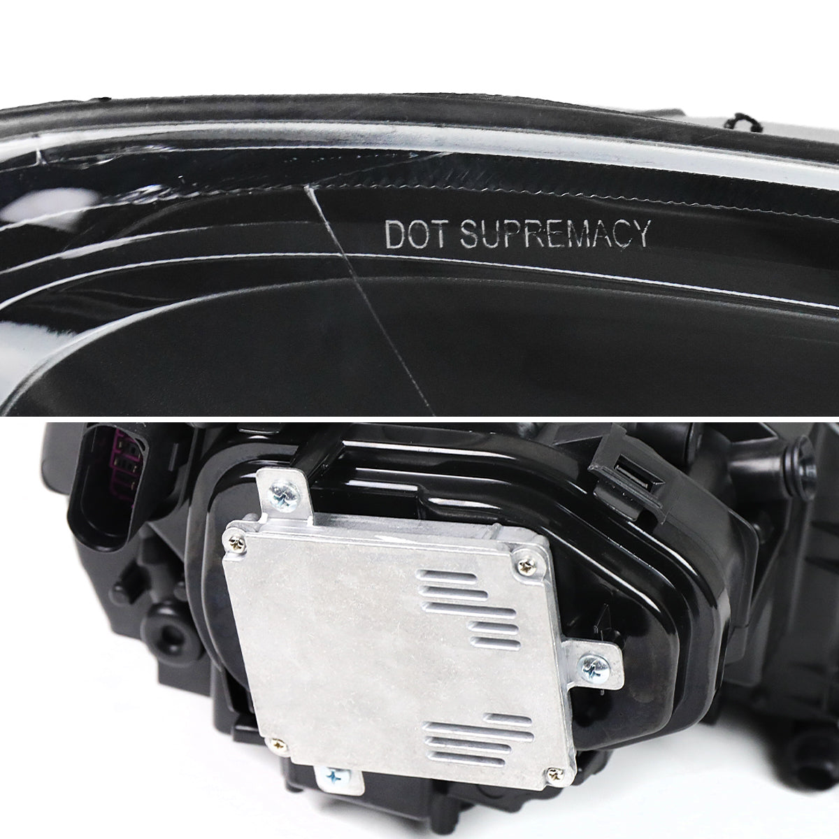 Spec-D 11-14 Porsche Cayenne 958.1 LED Projector Headlights Black