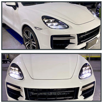 Spec-D 11-14 Porsche Cayenne 958.1 LED Projector Headlights Black