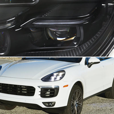 Spec-D 15-17 Porsche Cayenne 958 Matrix Style Headlights non-Dynamic
