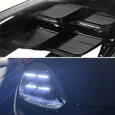 Spec-D 15-17 Porsche Cayenne 958 Matrix Style Headlights Dynamic Black