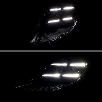 Spec-D 14-16 Porsche Panamera 970 Matrix Style Headlights non HID Blk