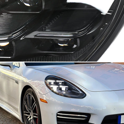 Spec-D 14-16 Porsche Panamera 970 Matrix Style Headlights non HID Blk