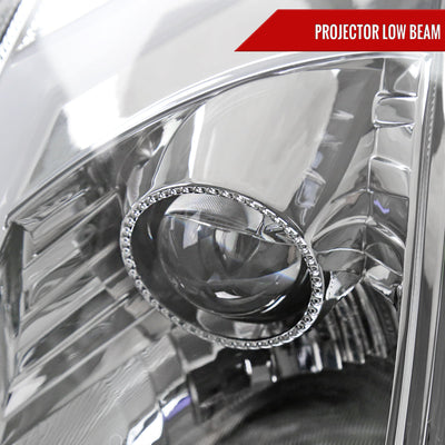 Spec-D 03-05 Nissan 350Z SEQ Projector Headlights Chrome 350Z03