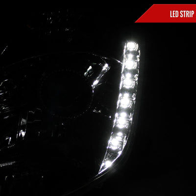 Spec-D 03-05 350Z Projector Headlights Factory HID Chrome/Smoked