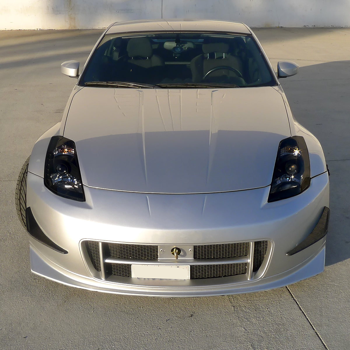 Spec-D 03-05 350Z Projector Headlights Factory HID Black/Smoked