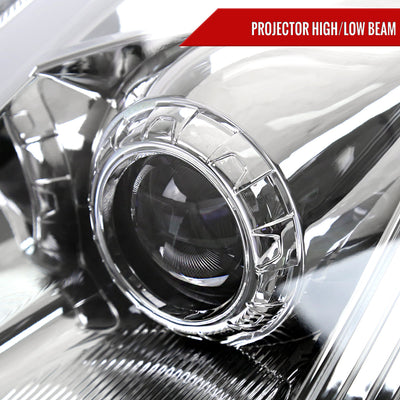Spec-D 06-09 Nissan 350Z SEQ Projector Headlights Chrome Factory HID