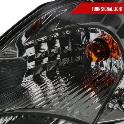 Spec-D 06-09 350Z LED Projector Headlights Chrome/Smoked Lens