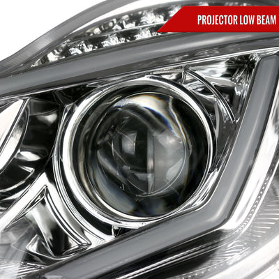 Spec-D 01-07 Mercedes C-Class W203 Projector Headlights LED Bar.