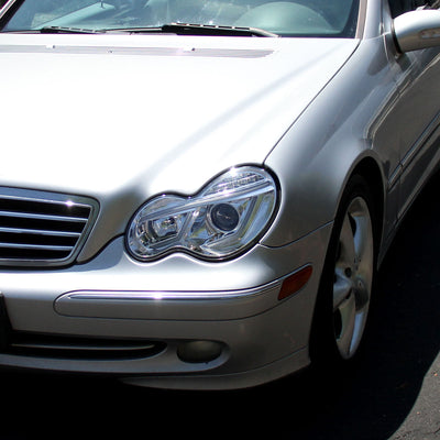 Spec-D 01-07 Mercedes C-Class W203 Projector Headlights LED Bar.