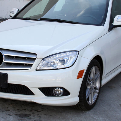 Spec-D 08-11 Benz W204 C Class Pro Headlights Light Bar & Turn Lights