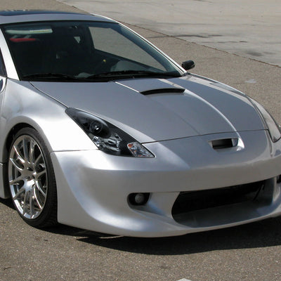 Spec-D 00-05 Toyota Celica Projector Headlights Matte Black/Clear