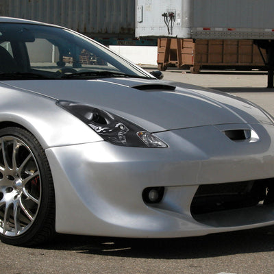 Spec-D 00-05 Toyota Celica Projector Headlights Matte Black/Clear