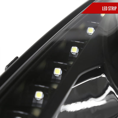 Spec-D 00-05 Toyota Celica Projector Headlights LED Black