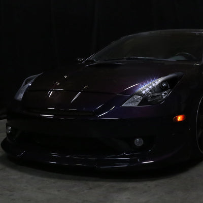 Spec-D 00-05 Toyota Celica Projector Headlights LED Black