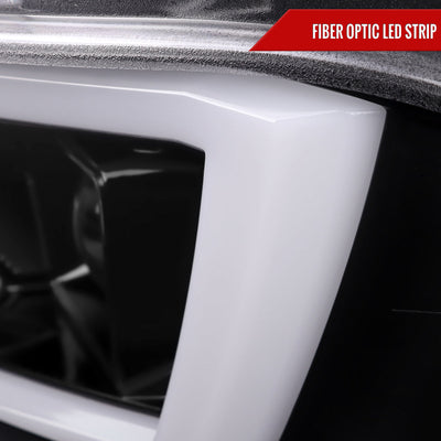 Spec-D 15-23 Dodge Charger Strip Projector Headlights SEQ Black