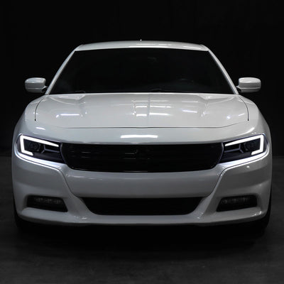 Spec-D 15-23 Dodge Charger Sequential Headlights Chrome/Smoked
