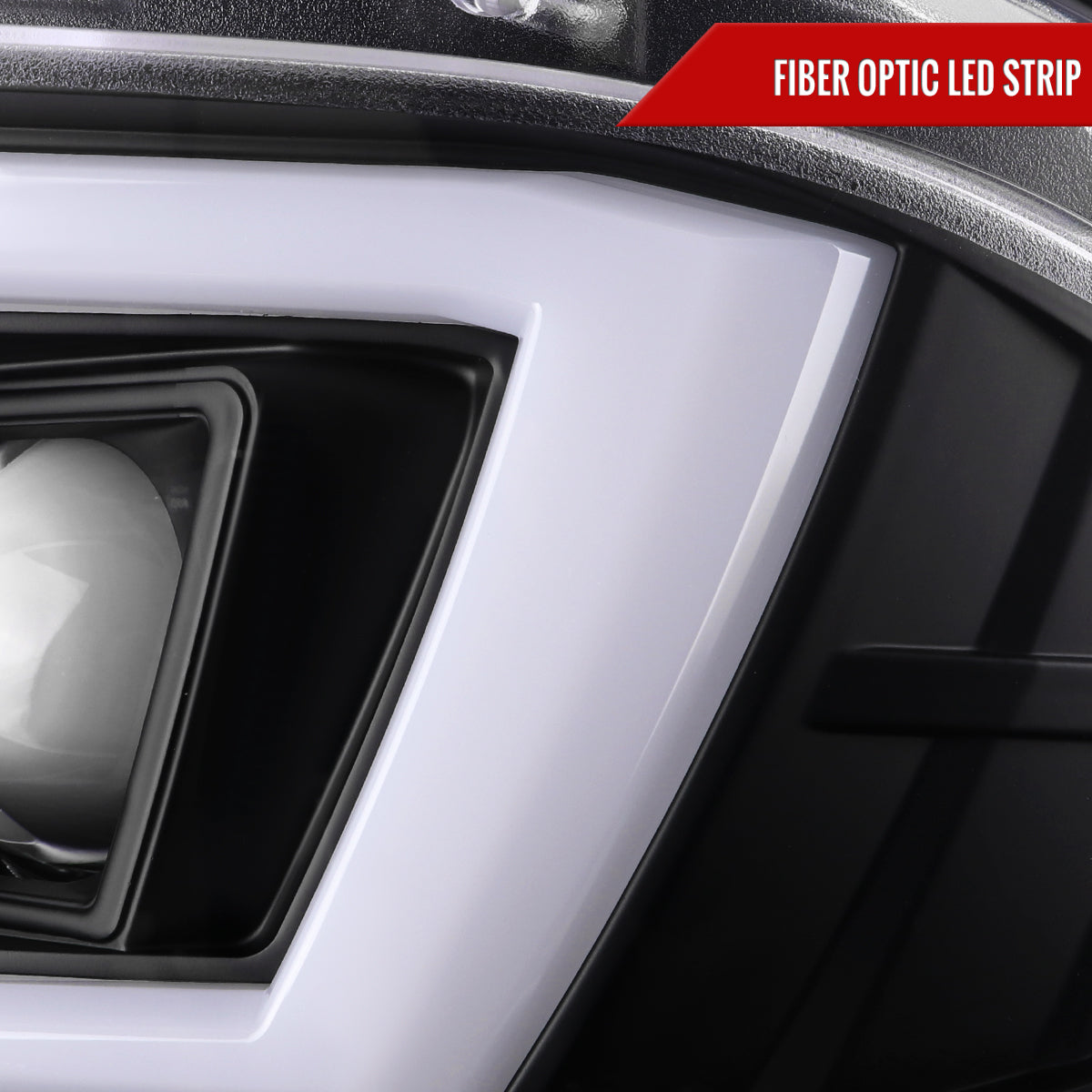 Spec-D 15-23 Dodge Charger Headlights LED Strip Sequential Black