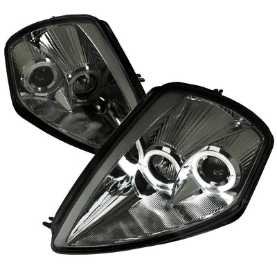 Spec-D 00-05 Mitsubishi Eclipse Dual Halo Headlights Chrome/Smoked