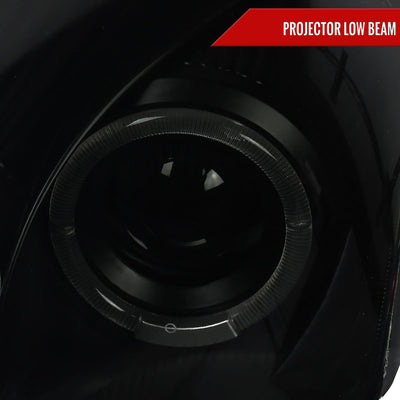 Spec-D 00-05 Mitsubishi Eclipse Dual Halo Headlights Black/Smoked