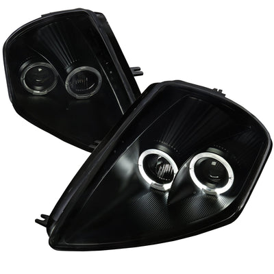 Spec-D 00-05 Mitsubishi Eclipse Dual Halo Headlights Black/Smoked