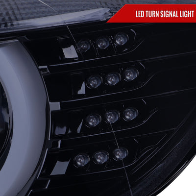 Spec-D 12-15 F30 3-Series 4DR Dual U-Bar Pro Headlights Chrome/Smoked