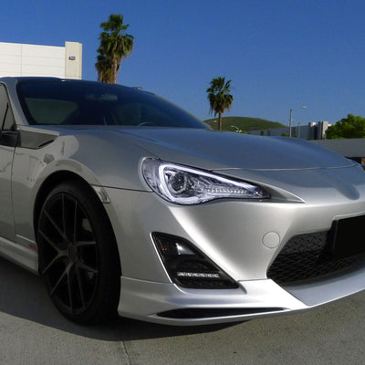 Spec-D 12-17 Scion FRS/86 Pro Headlights Strip & Turn Lights Chrome