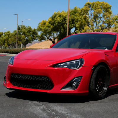 Spec-D 12-17 86 Scion FR-S Headlights LED Bar Sequential Glossy Black