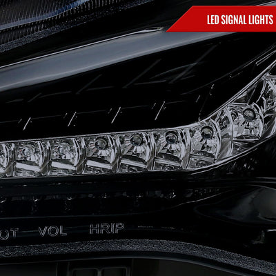 Spec-D 12-17 86/ Scion FRS Bar Projector Headlights GL Black/ Smoked