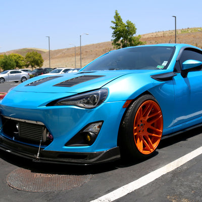 Spec-D 12-17 Scion FRS/ 86 Projector Headlights LED Bar Black
