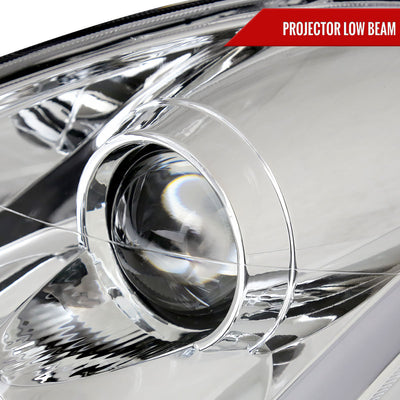 Spec-D 03-07 Infiniti G35 Coupe Headlights LED Bar Sequential Chrome