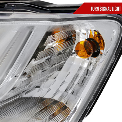 Spec-D 08-09 Pontiac G8 LED Bar Projector Headlights Chrome