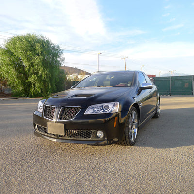 Spec-D 08-09 Pontiac G8 LED Bar Projector Headlights Chrome