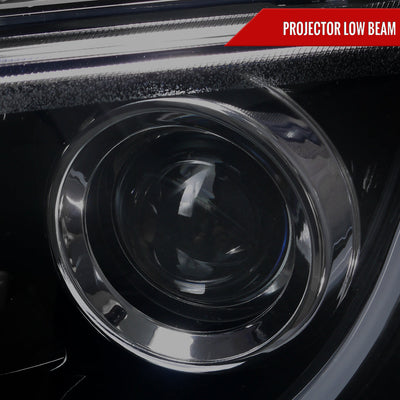 Spec-D 08-09 Pontiac G8 Projector Headlights LED Bar Black/Smoked