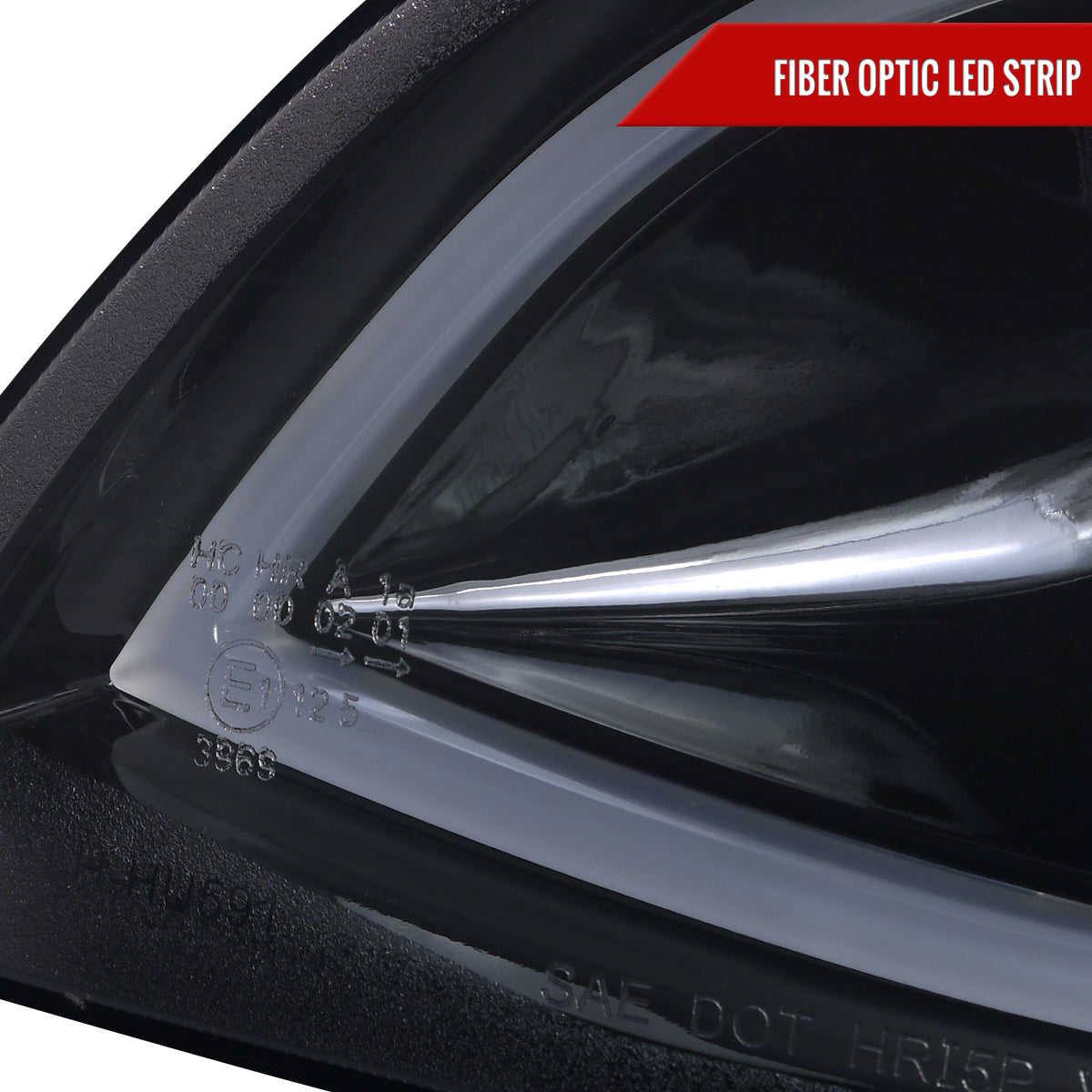 Spec-D 08-09 Pontiac G8 Projector Headlights LED Bar Black/Smoked