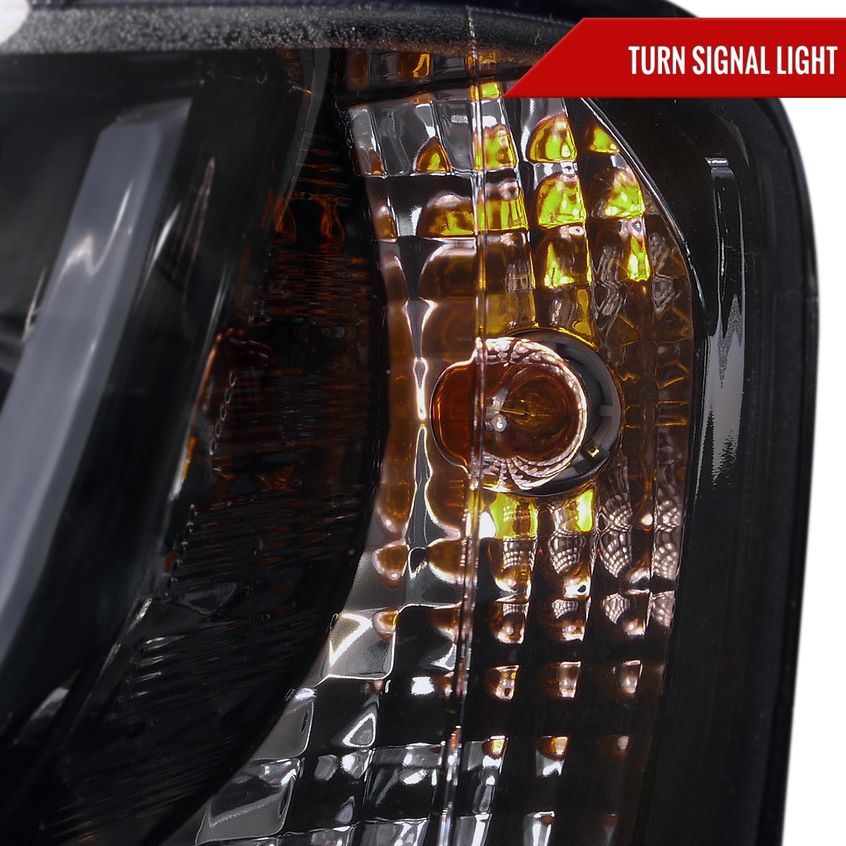 Spec-D 08-09 Pontiac G8 Projector Headlights LED Bar Black/Smoked