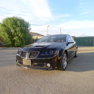 Spec-D 08-09 Pontiac G8 Projector Headlights LED Bar Black/Smoked