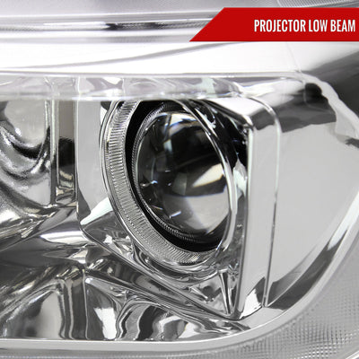 Spec-D 19-22 Ford Ranger SEQ LED Bar Projector Headlights Chrome