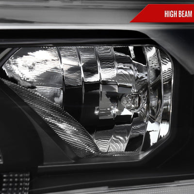 Spec-D 19-22 Ford Ranger SEQ LED Bar Projector Headlights Black