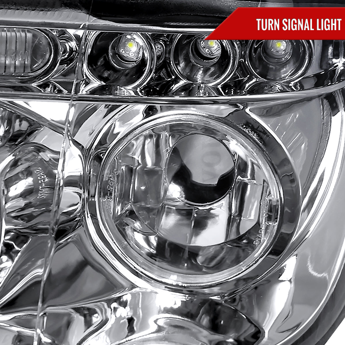 Spec-D 01-03 BMW E53 X5 Dual Halo Projector Headlights Chrome