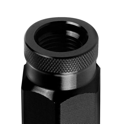 Universal Aluminum Lug Nuts Open End 60MM M12x1.25 20PC Kit w/ Adapter
