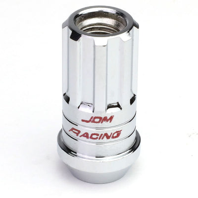 Steel Lug Nuts M12x1.5 Acorn Grooved Shank Extended Chrome 16+4 Lock