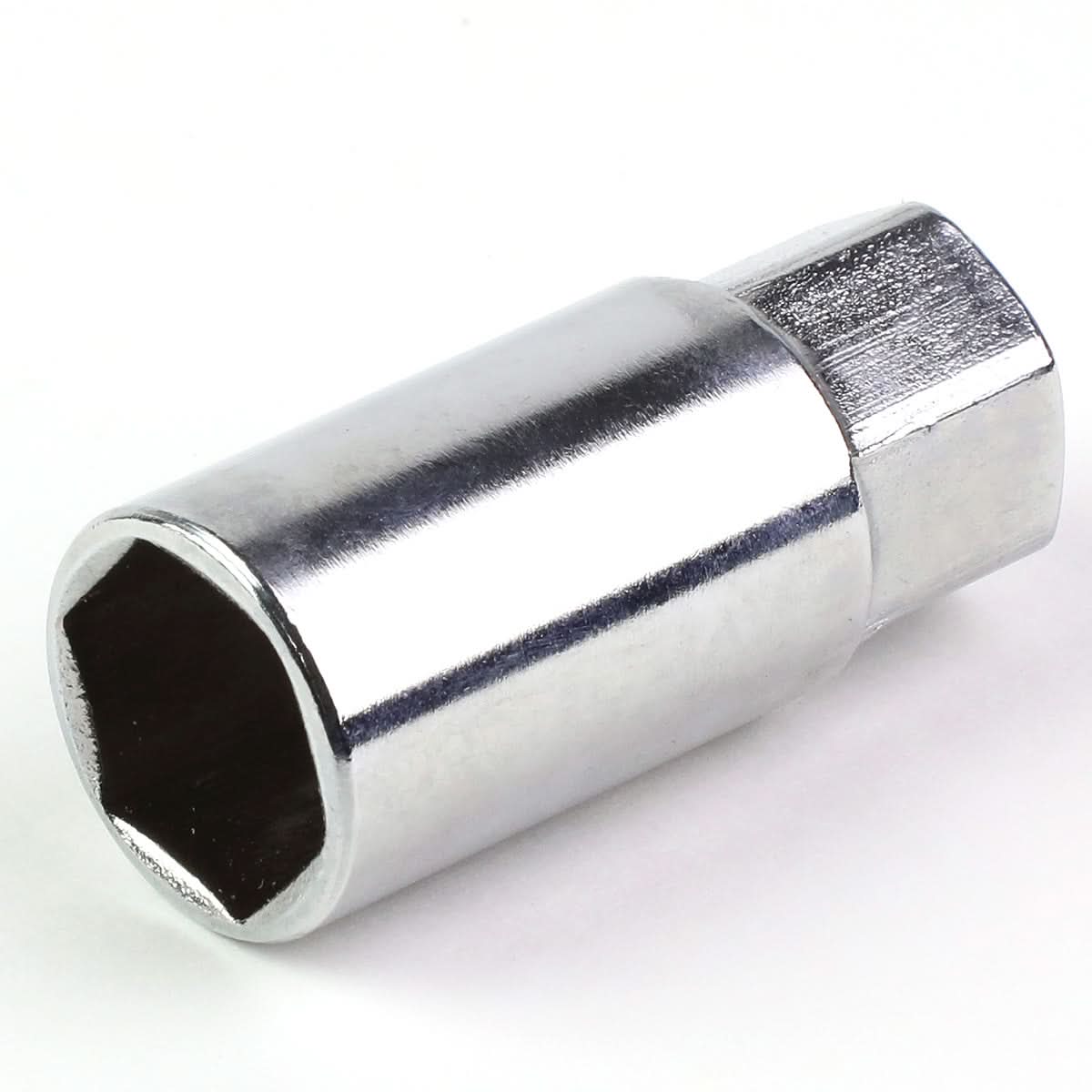M12 x 1.25 Extended Rib Shank Lug Nuts 60mm Gun Metal Aluminum 20pc